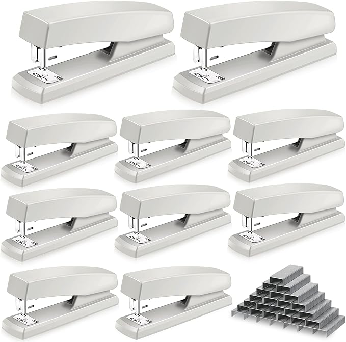 Marspark 10 Pcs Stapler for Desk Office Staplers Bulk by Marspark