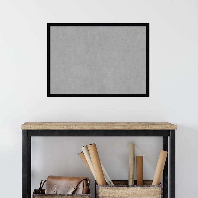 Amanti Art Black Framed Magnetic Board 21x29 Medium Vision Board - Image 6