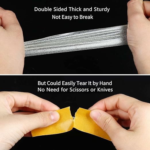 MILEQEE Double Sided Tape Heavy Duty, Universal High Tack Strong Wall Adhesive - Image 4