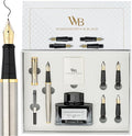 Wordsworth & Black Fountain Pen Gift Set, Includes Ink Bottle, 6 Ink Cartridges by WordsworthBlack