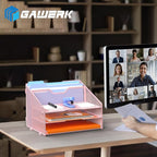 GAWERK Letter Tray Organizer, Mesh Desk File Organizer - Image 6
