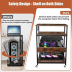 Extra Large Height Adjustable Computer Tower Stand, Computer & Machine Carts - Image 6