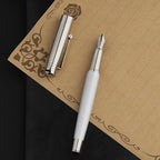 GC QUILL Fancy Fountain Pen Set – Fine and Medium Nibs, 18 Ink Cartridges - Image 2