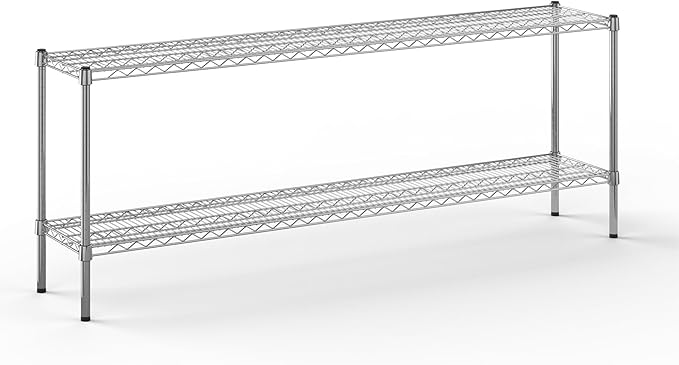 Regal Altair 14" Deep x 72" Wide x 27" Height Wire Shelving Kit | 2-Tier | NSF by Regal+Altair