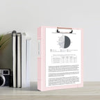 Ospelelf 3 Ring Binder with Clipboard 2 Inch Leather Binder - Image 2