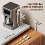 Yocice 12Pack Rotatable Cord Organizer, Spring Cable Clips Desk Cable - Image 7