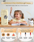 AFMAT Electric Pencil Sharpener, Colored Pencil Sharpener - Image 3