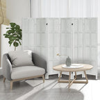 Leesinwing Wood Room Divider 6 Panel Folding Privacy Screen, Classic 5.6Ft - Image 8