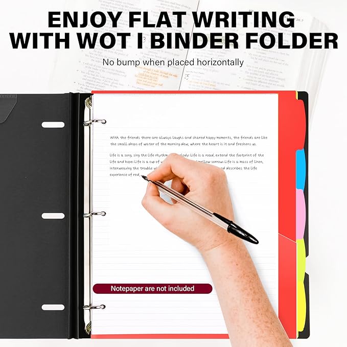 WOT I Telescoping Project Organizer 2-Pack, Refillable 3 Ring Binder - Image 3