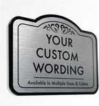 Custom Decorative Outdoor Metal Sign
