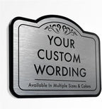 Custom Decorative Outdoor Metal Sign by SpeedyOrders