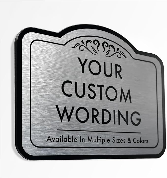 Custom Decorative Outdoor Metal Sign by SpeedyOrders
