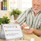 Small Dry Erase White Board 16"X12" Double-Sided Magnetic Portable White Board - Image 5