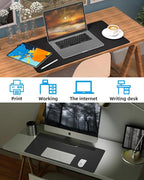 Leather Desk Pad Protector, Small Desk Mat, Office Desk mat, Computer and - Image 6