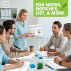 Scribbledo 6 Pack Small White Board Dry Erase Boards Classroom Pack Mini White - Image 6
