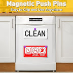 VNDUEEY 16 Pack Purple Fridge Magnets, Refrigerator Magnets Strong Whiteboard - Image 6