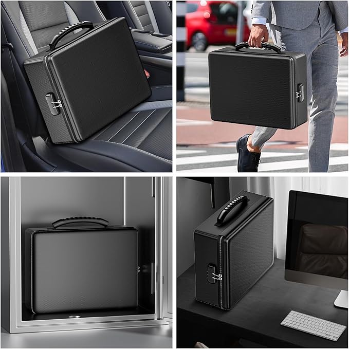 ENGPOW Fireproof Document Box, Hard Case File Box - Image 6