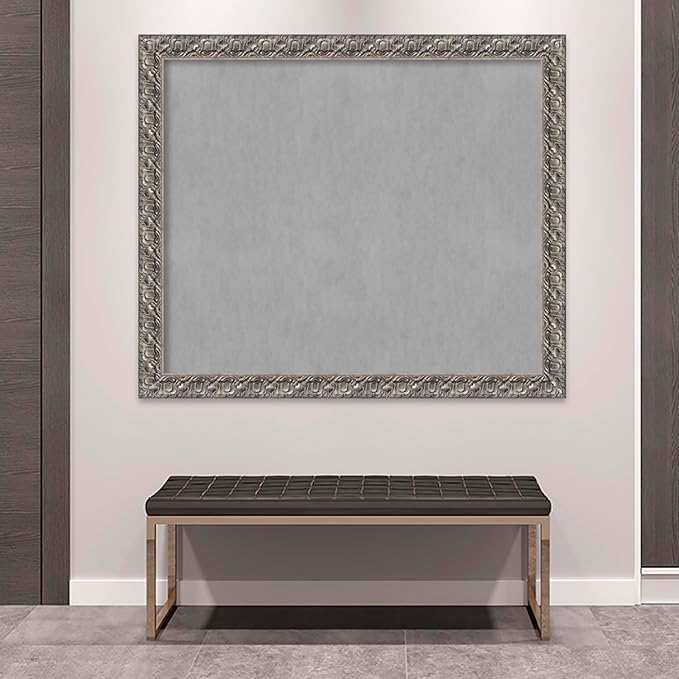 Amanti Art Silver Framed Magnetic Board 46x54 Oversize Vision Board - Image 5