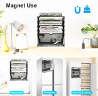 KZWKRG 6 Tier Magnetic File Holder, Large Capacity Mesh Hanging Wall Organizer - Image 6
