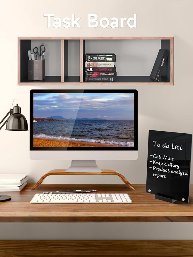 Kivsty 2 PCS Desktop Black Dry Erase Board - Image 6