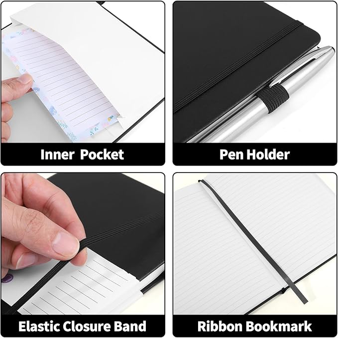 Thboxes 80 Sheets Lined Journal Notebook, 5.7" X 8.3" Writing & Journaling - Image 6
