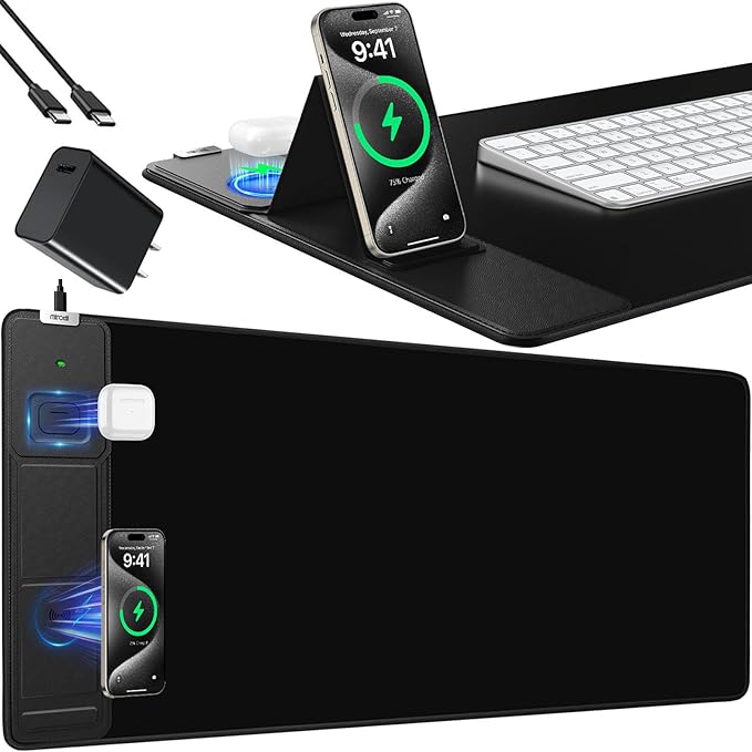 Mouse Pad, Office Desk Mat, Large Gaming Mousepad by miroddi