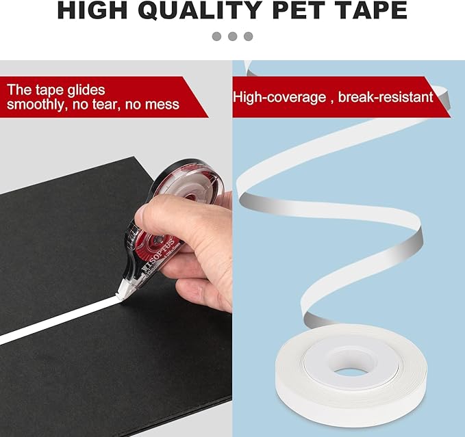 WISOPTUS 15PCS White Correction Tape - Image 3