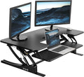 VIVO 42 inch Height Adjustable Stand Up Desk Converter, V Series, Quick Sit to by VIVO