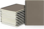 Yahenda 18 Pcs Spiral Notebook Bulk A5 Journal Lined 8.3'' x 5.5'' Writing by Yahenda