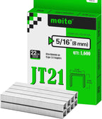 meite JT21 Staples, 5/16 Inch Galvanized Fine Wire Staples