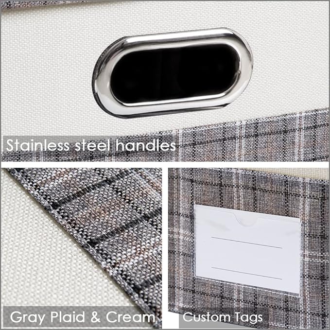 PRANDOM Large Collapsible Storage Bins - Image 5