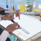 1 Pack 50 Sheets 22" x 17" Isometric Graph Paper Pad Landscape - Image 6