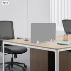 4PCS Desk Dividers Office Partitions, Privacy Desk Panel Protective, Acrylic - Image 7