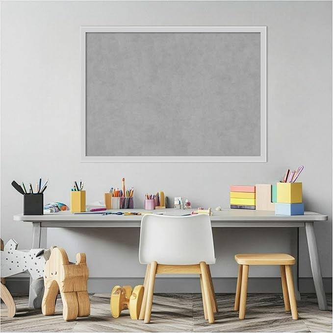 Amanti Art Silver Framed Magnetic Board 21x29 Medium Vision Board - Image 5