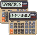 Desktop Calculator Extra Large 5-Inch LCD Display 12-Digit Big Number by Pendancy