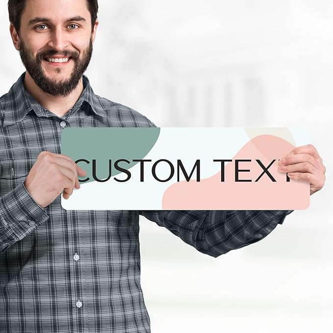 Custom Sign, Custom Street Sign, 11 Font Colors, 13 Font Styles, 4 Hole Options - Image 2