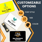 Magnet Me Up Custom Printed Magnetic Name Tag Badge - Image 4