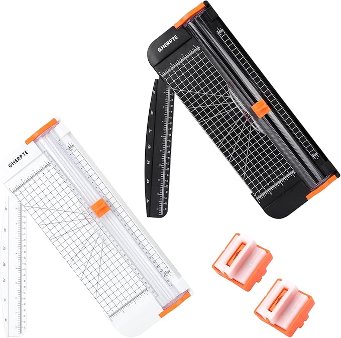2 Set A4 Paper Cutter 12 Inch Titanium Paper Trimmer Scrapbooking Tool by GHERPTE