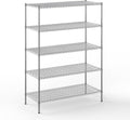 Regal Altair 24" Deep x 54" Wide x 74" Height Wire Shelving Kit | 5-Tier | NSF