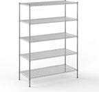 Regal Altair 24" Deep x 54" Wide x 74" Height Wire Shelving Kit | 5-Tier | NSF by Regal+Altair