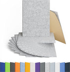 Amantech 12 Pack Acoustic Panels Self Adhesive Sound Proof Foam, High Density by Amantech