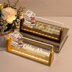 Desk Name Plate Personalized, Custom Office Light Up Name Plate - Image 2