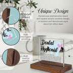 Dental Hygienist Gift Desk Decor Sign, Appreciation Plaque - Image 3