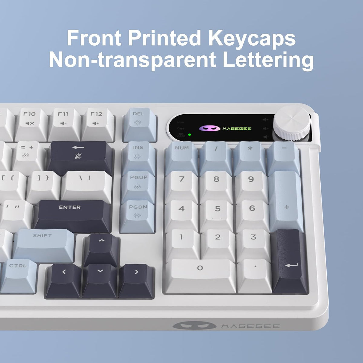MageGee GK960 Wireless Keyboard, 98 Keys Tri-Mode BT/2.4G/Wired Membrane Gami...