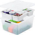 iris usa 18 quart craft storage organizer with, main product view