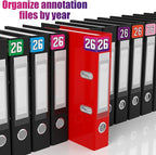 1000pcs 2026 Year Stickers, 3/4x1-1/2 Inch 26 Year Colored Self-Adhesive - Image 7