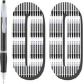 Aozora Retractable Pens Ballpoint Super Smooth Writing Pens Bulk 100 pack by Aozora