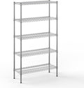 Regal Altair 14" Deep x 36" Wide x 64" Height Wire Shelving Kit | 5-Tier | NSF by Regal+Altair