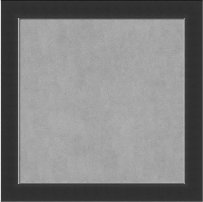 Amanti Art Black Framed Magnetic Board 29x29 Medium Vision Board by AmantiArt