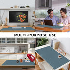 Bloss Light Blue Desk Mat 31.5x15.7, Desk Matt - Image 6